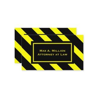 Bold Yellow and Black Diagonal Stripes Pattern