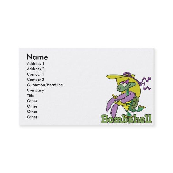 bombshell glam girly turtle tortoise cartoon