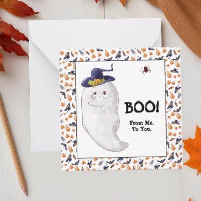Boo From Me to You Customer Halloween Note Card