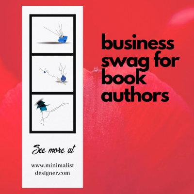 Book author promotional swag amazing bookmark mini