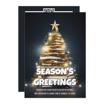 Book christmas tree business holiday photo
