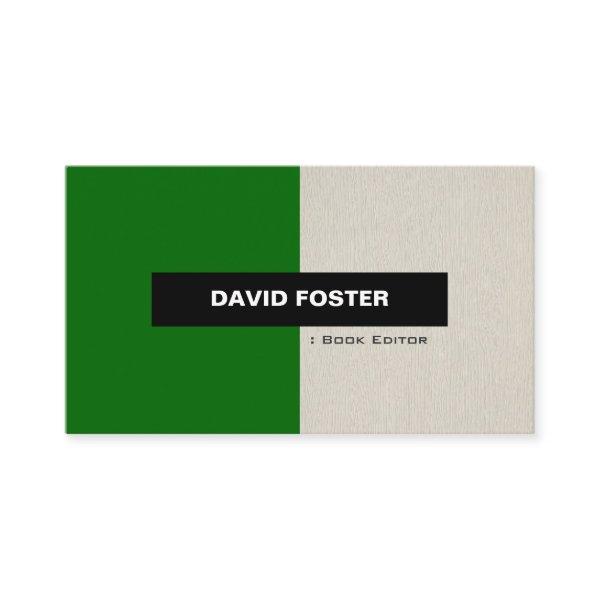 Book Editor - Simple Elegant Stylish