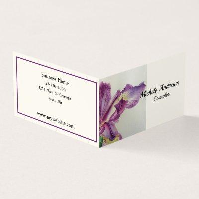 Book Fold  Councilor Lavender Iris
