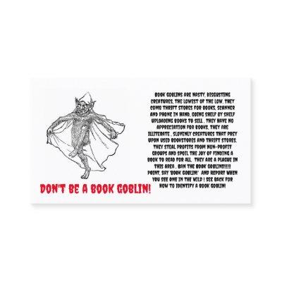 Book Goblin Card
