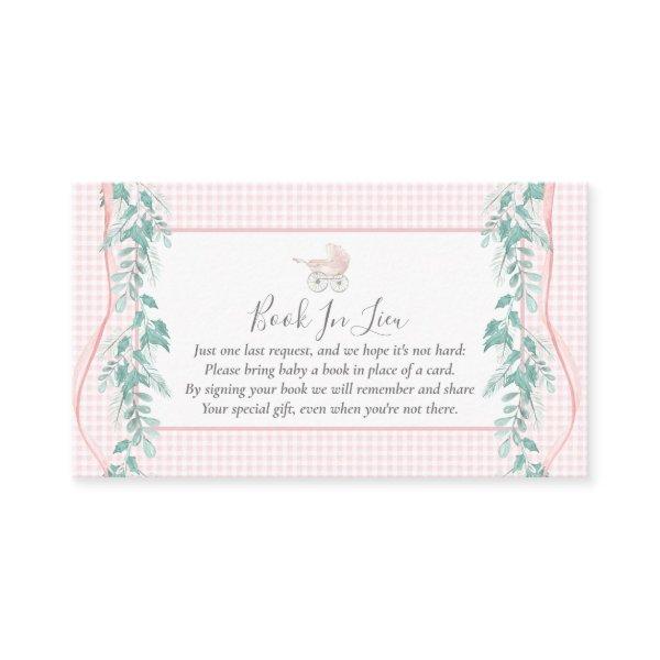 Book In lieu Baby Carriage
