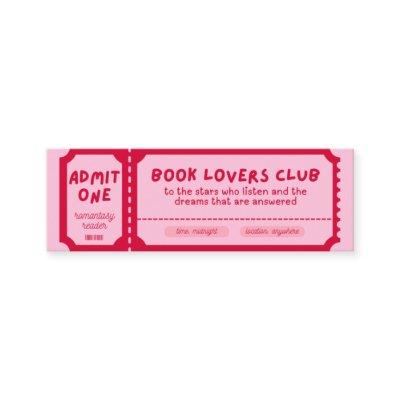 BOOK LOVERS CLUB – Bookmark ❤️ Mini
