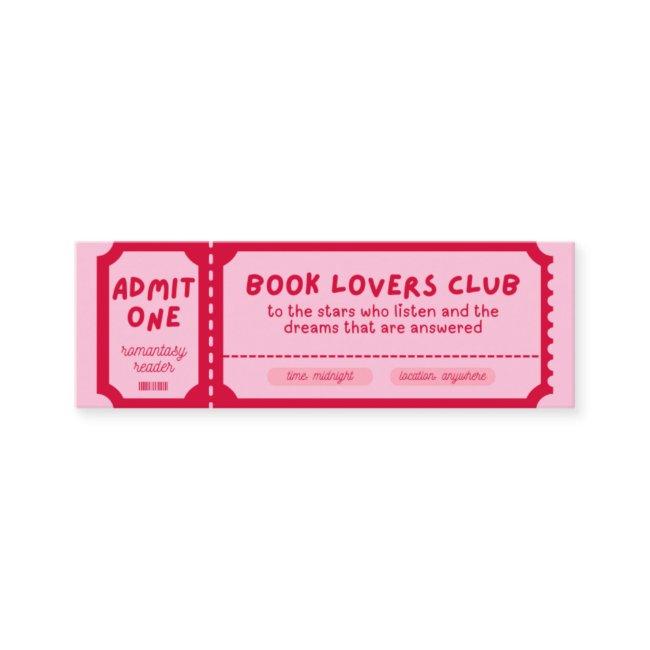 BOOK LOVERS CLUB – Bookmark ❤️ Mini