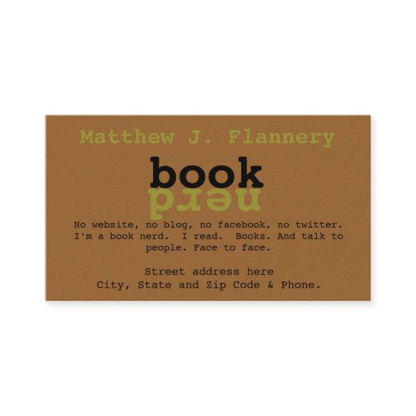 Book Nerd