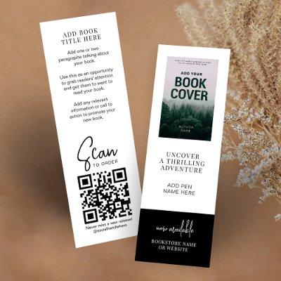 Book Release Author Marketing Mini Bookmark Card
