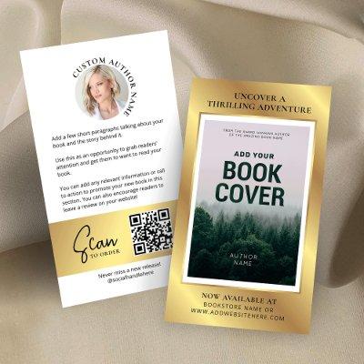 Book Release Author Photo Marketing Faux Gold