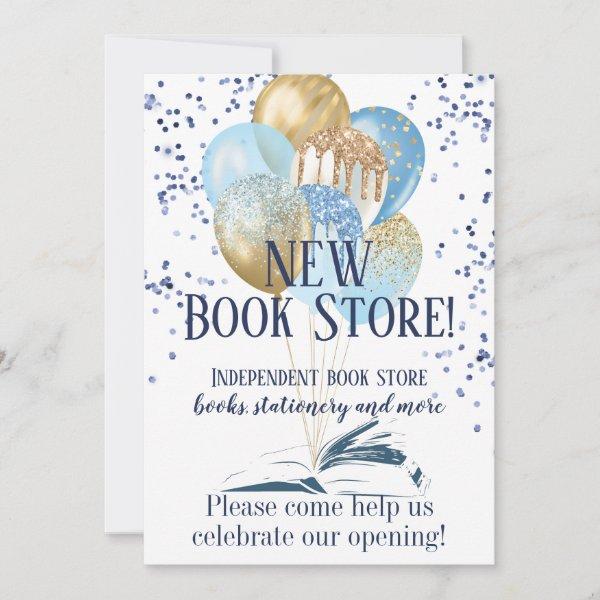 Book Store Business Launch Invitation