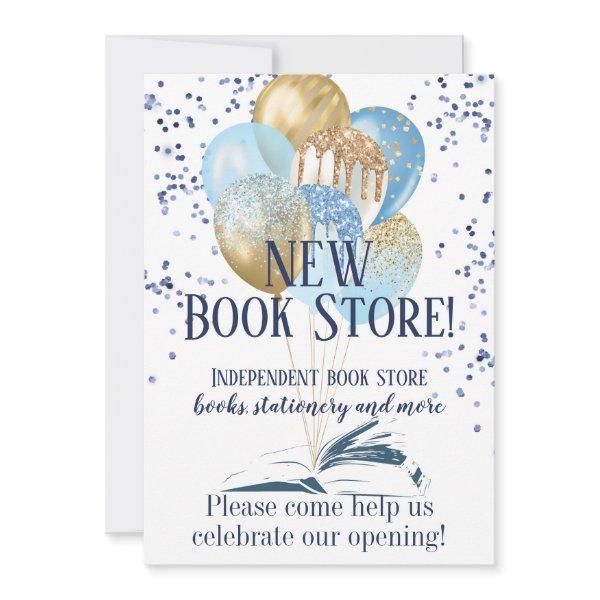 Book Store Business Launch Invitation