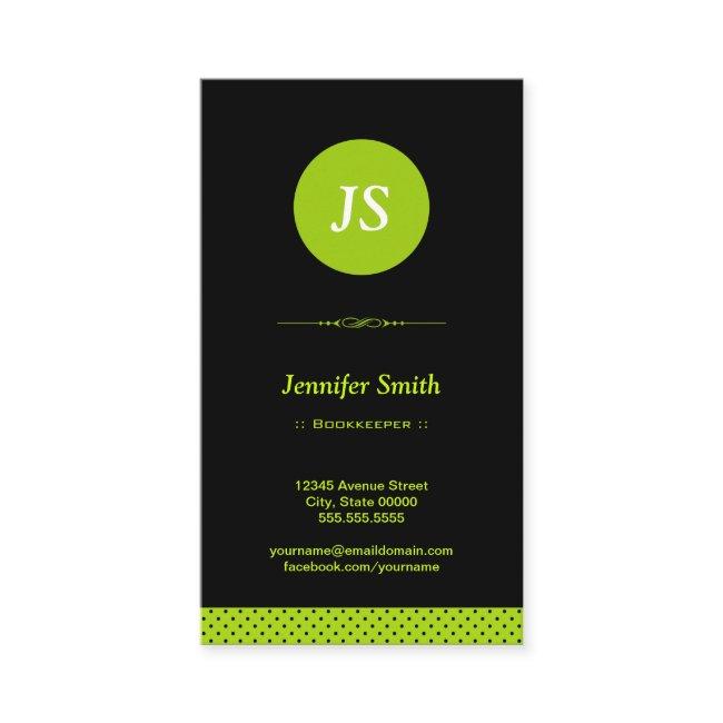 Bookkeeper - Stylish Apple Green
