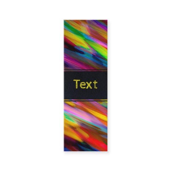 Bookmark  Colorful digital art splash