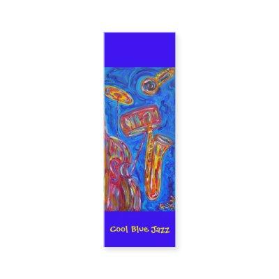 Bookmark - Cool Blue Jazz Mini