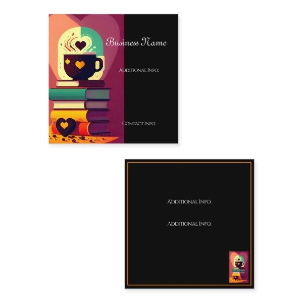 Books And Coffee Square