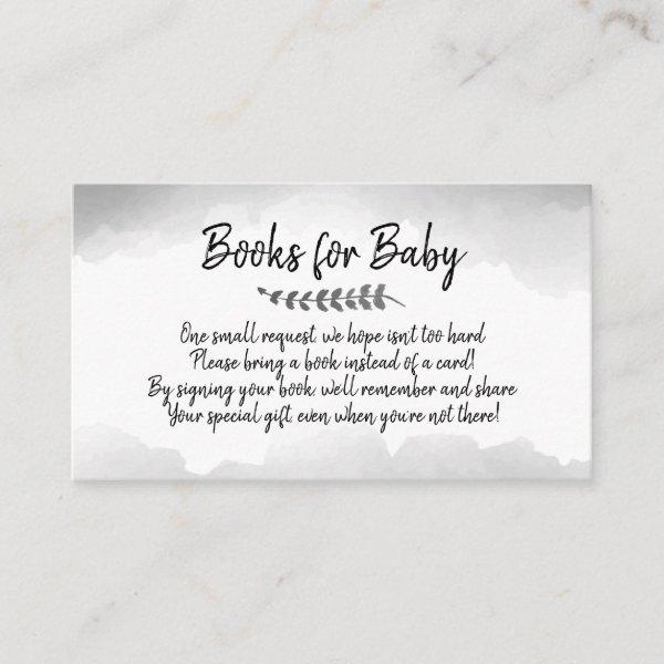Books For Baby Book Request Baby Shower Invitation
