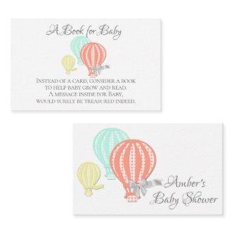 Books For Baby Hot Air Balloons Baby Shower Busine