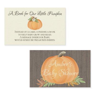 Books For Baby Pumpkin Fall Baby Shower