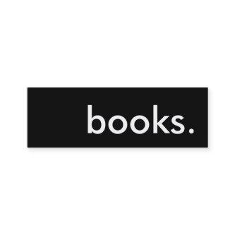 books. loyalty punch card