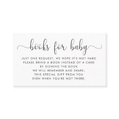 Books Request | Baby Shower Invitation Insert