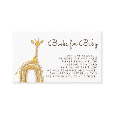 Books Request | Baby Shower Invitation Insert