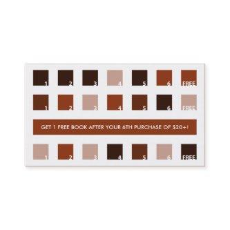 BOOKSTORE customer appreciation (mod squares) Loyalty Card