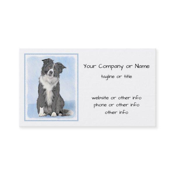 Border Collie Painting - Cute Original Dog Art