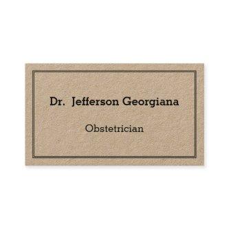 Bordered, Simple Obstetrician