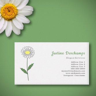 Botanical Daisy Pastel Flower