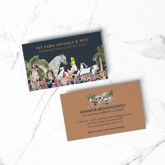 Botanical Palm Tree Farm Animal Cat Dog Bird Pet