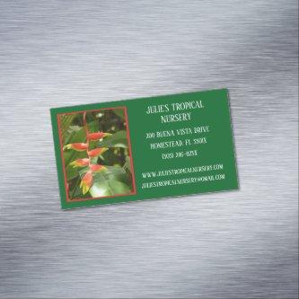 Botany Green Plant Nursery Tropical Plants   Magnet