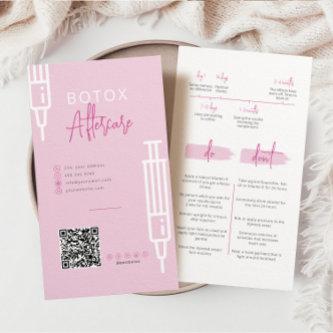 Botox Injections Aftercare Card Timeline Do Don't
