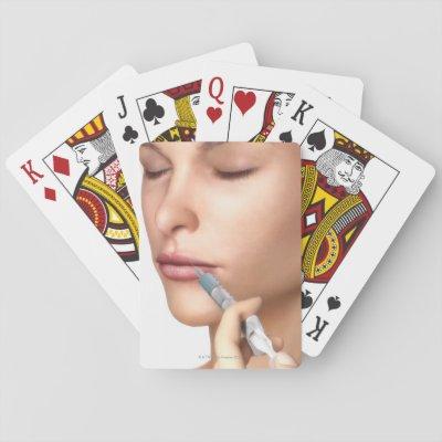 Botox Injections Playing Cards