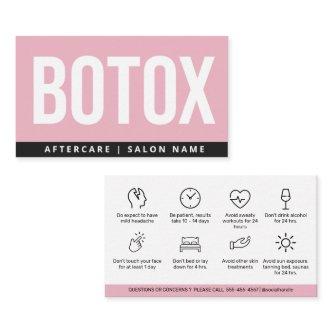 Botox Lip Filler instructions Editable Aftercare