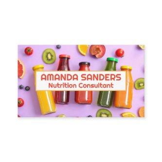 Bottles of Juice | Fruit Background