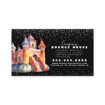 Bounce House Logo Party Watercolor