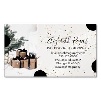 Bouncing Polka Dots Magnetic Profile Card