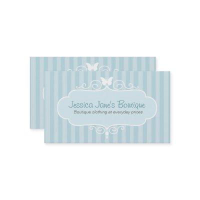 Boutique shop mint blue swing tag /