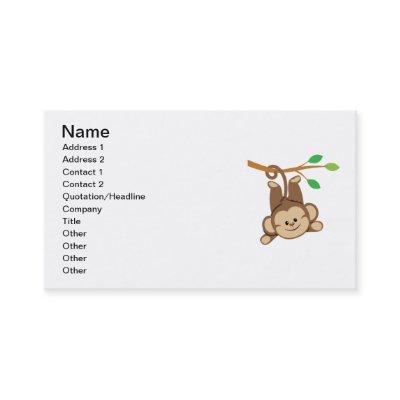 Boy Swinging Monkey