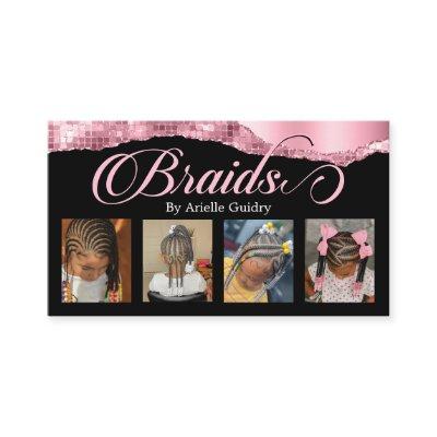 Braids Hair Braiding Stylist Salon Add Photos Pink