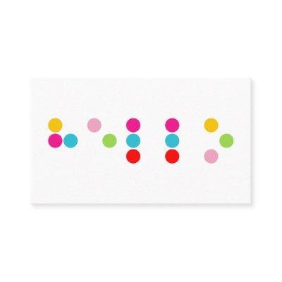 Braille blind language alphabet letters hello text