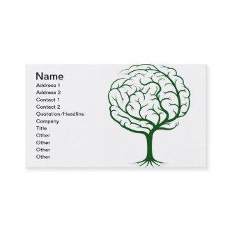 Brain tree illustration