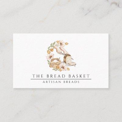Bread Baker Bakery Watercolor Bread Floral