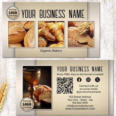 Bread Bakery QR Code Photo Social Media