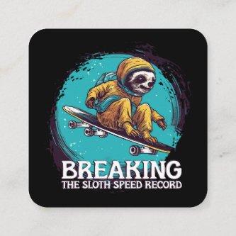 breaking the sloth speed record square