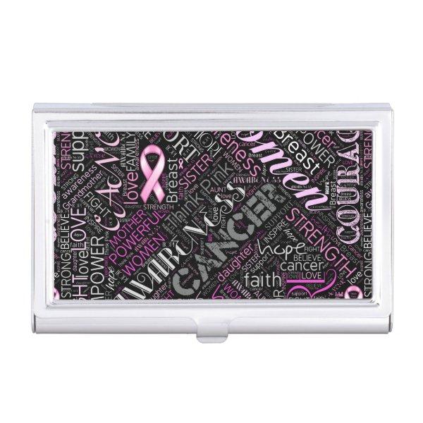 Breast Cancer Awareness Word Cloud ID261  Holder