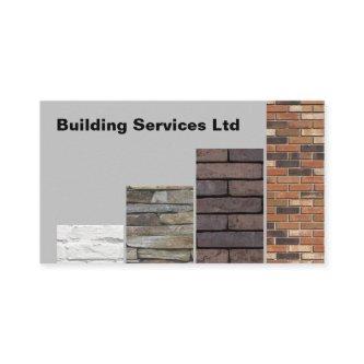 Brick Building Services with Grey Background