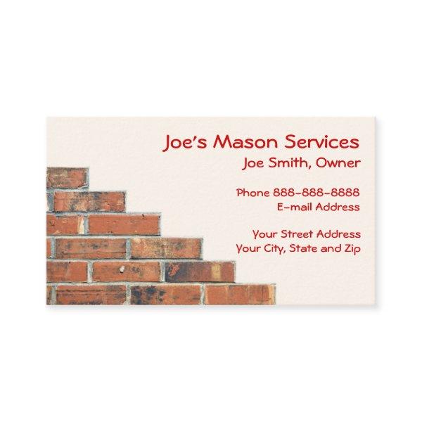 Brick Mason Masonry