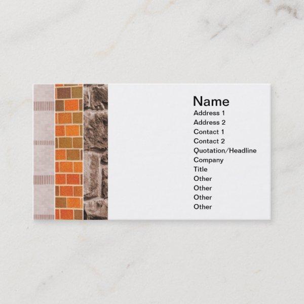 brick or stone collage